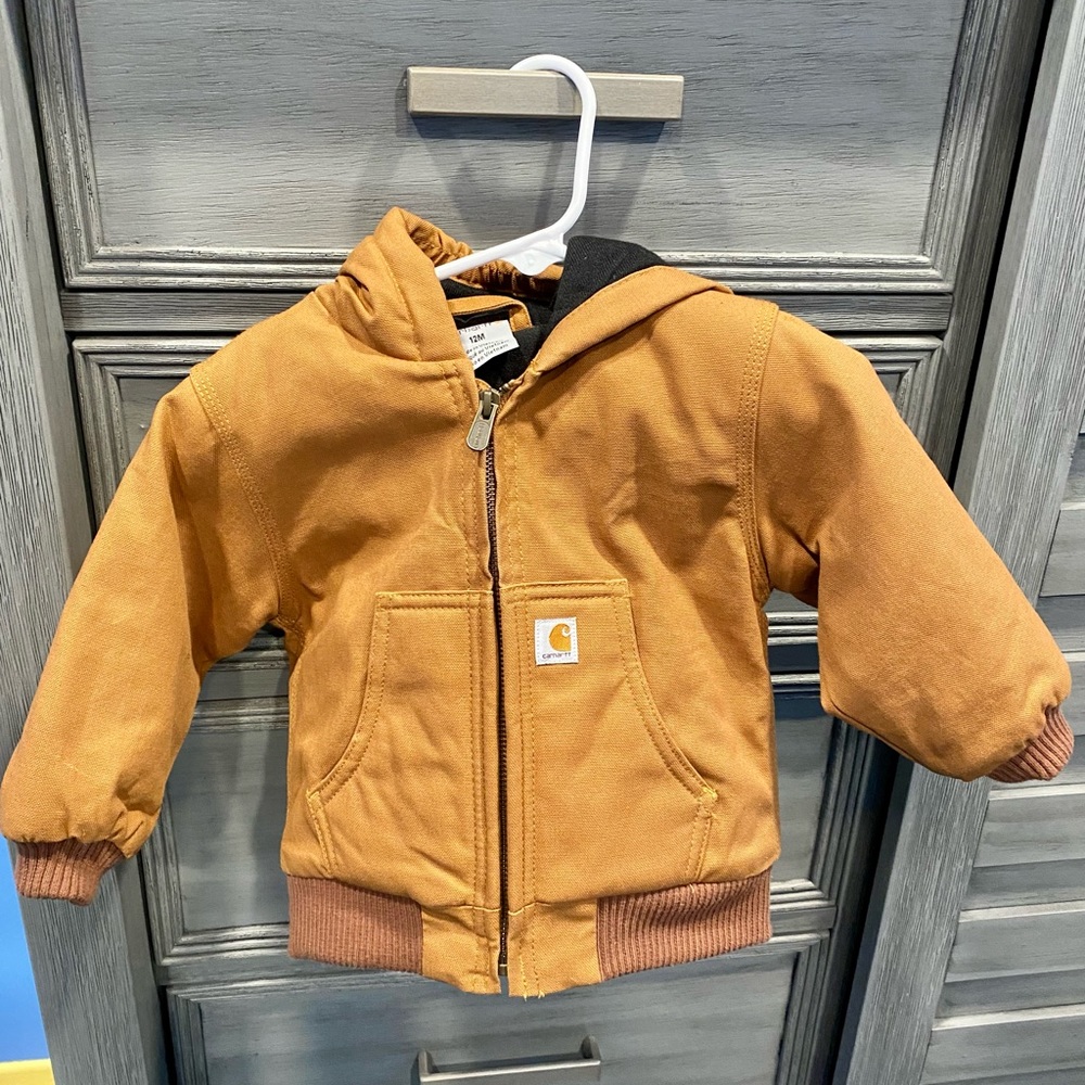 Carhartt Baby Boys' Active Jac Flannel Quilt Lined Jacket Coat